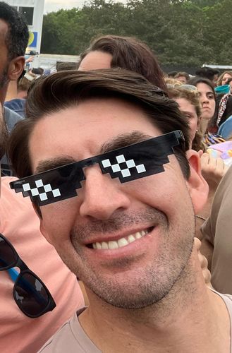 Customer photo review of Bonecrusher Pixels Sunglasses