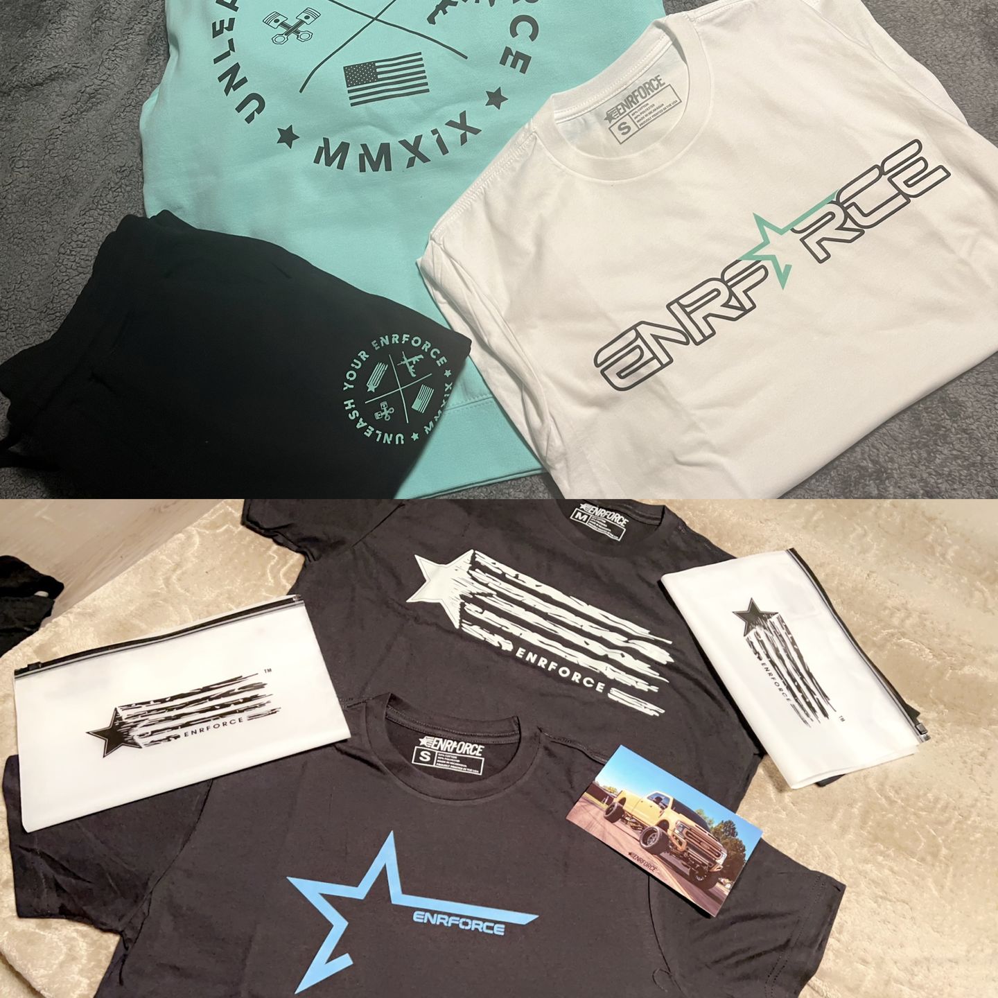 Customer photo review of Mystery Tee