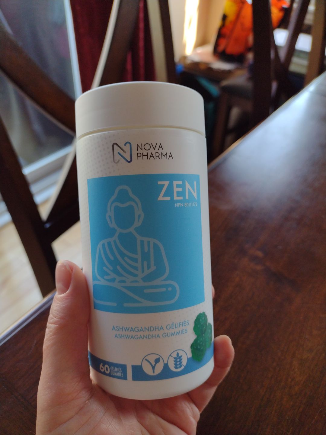 Customer photo review of Zen - 60 Ashwagandha Gummies