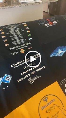 Customer video review of Double Sided Classic T-shirt Blanket