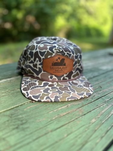 Customer photo review of Custom Leather Patch Rope Hat