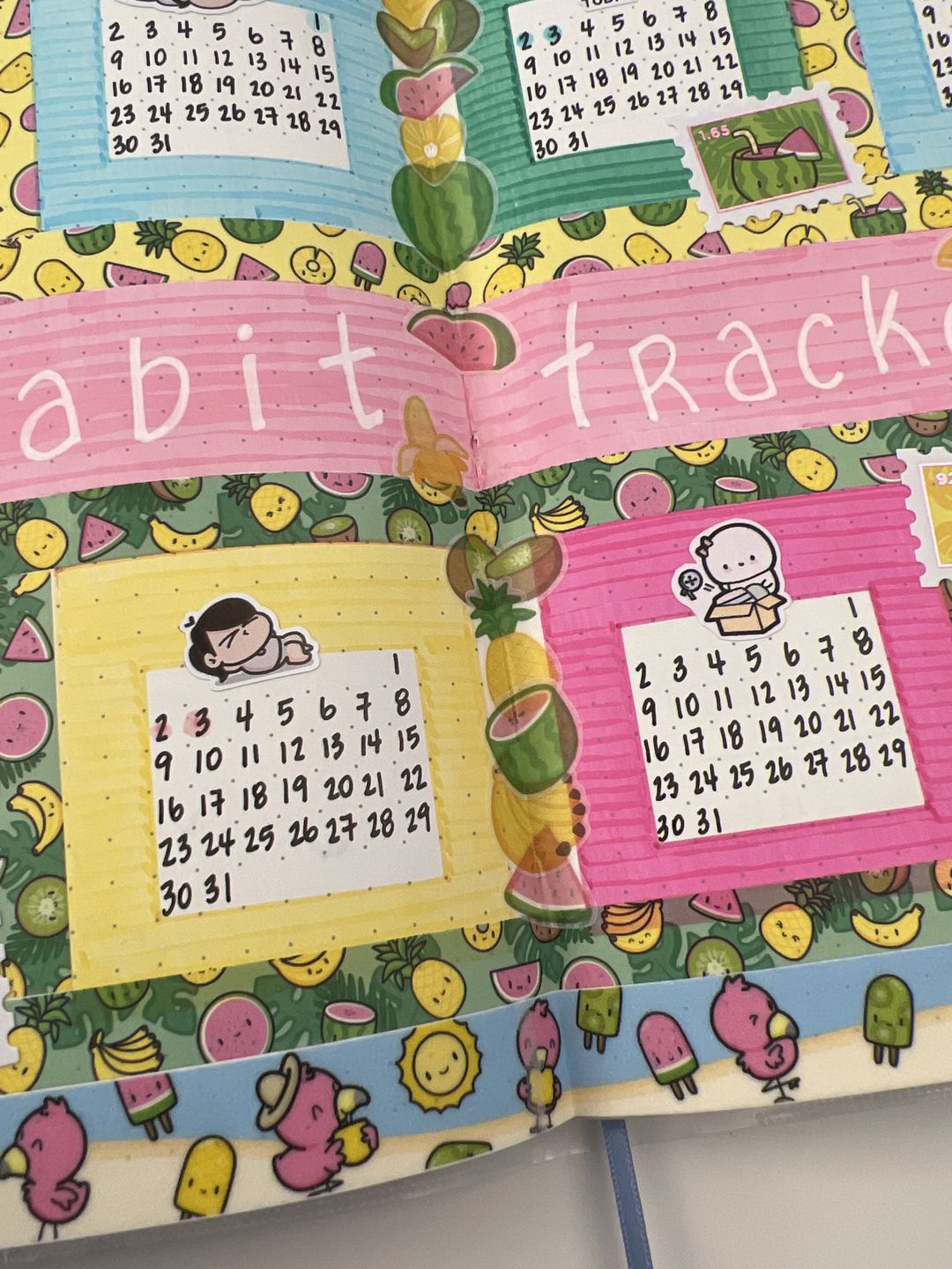 Customer photo review of Tropical Fun Washi Tape (Set of 2)