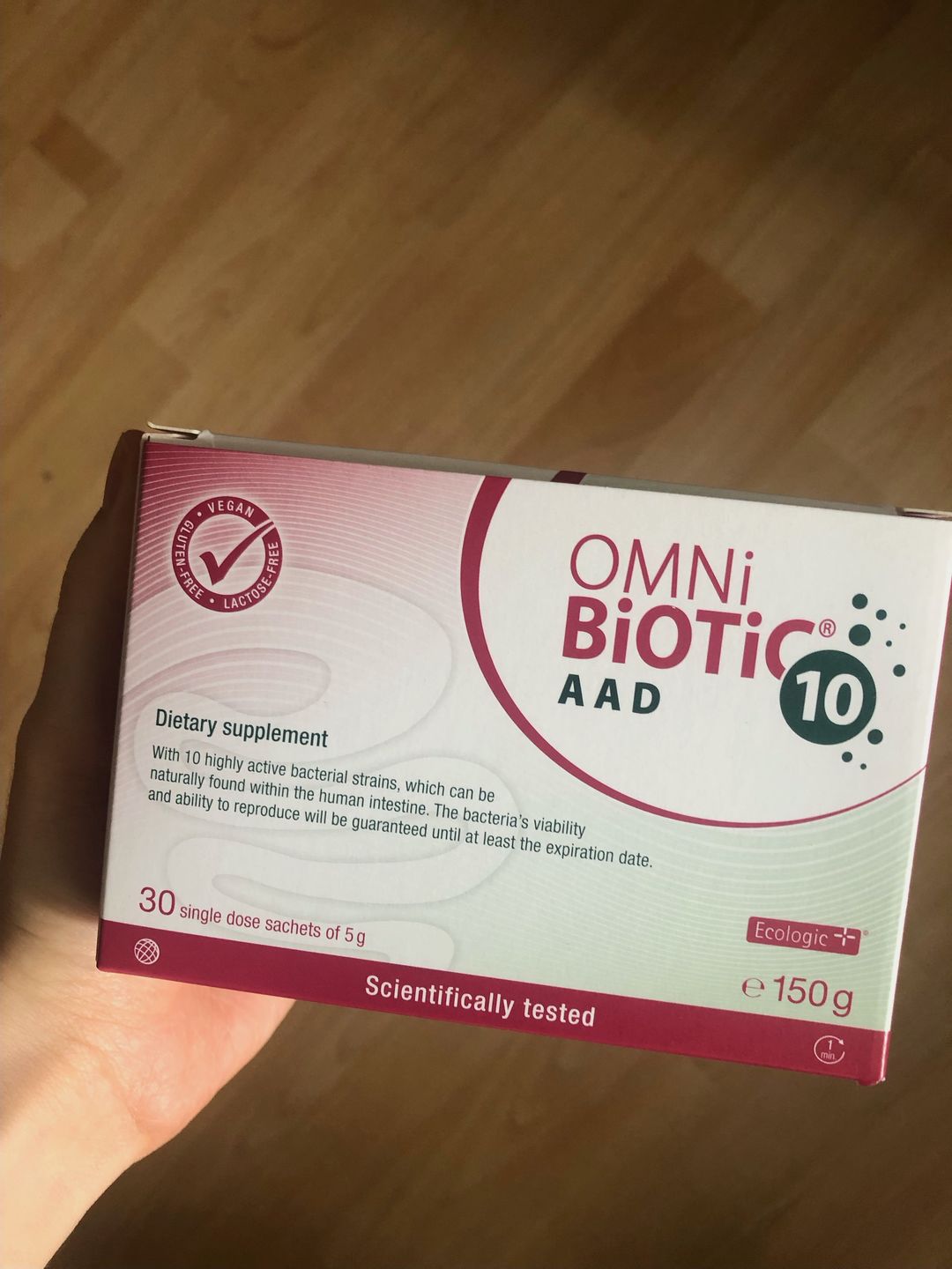 Customer photo review of OMNi-BiOTiC® 10 AAD INT