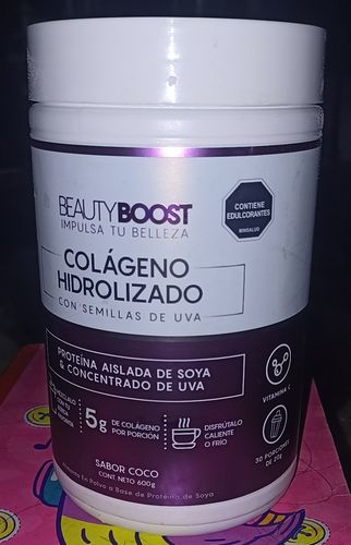 Customer photo review of COLÁGENO HIDROLIZADO CON VITAMINA C, D3, BIOTINA Y SEMILLAS DE UVA