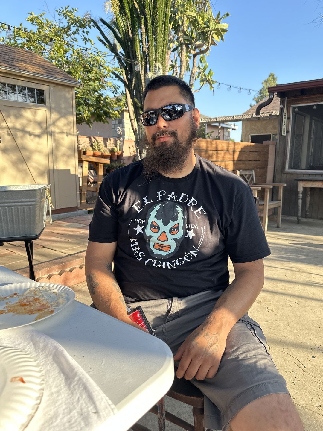 Customer photo review of El Padre Mas Chingon OG T-Shirt