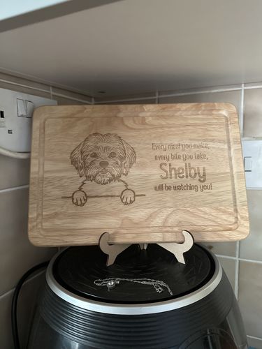 Customer photo review of Chopping Board Presentation Stand