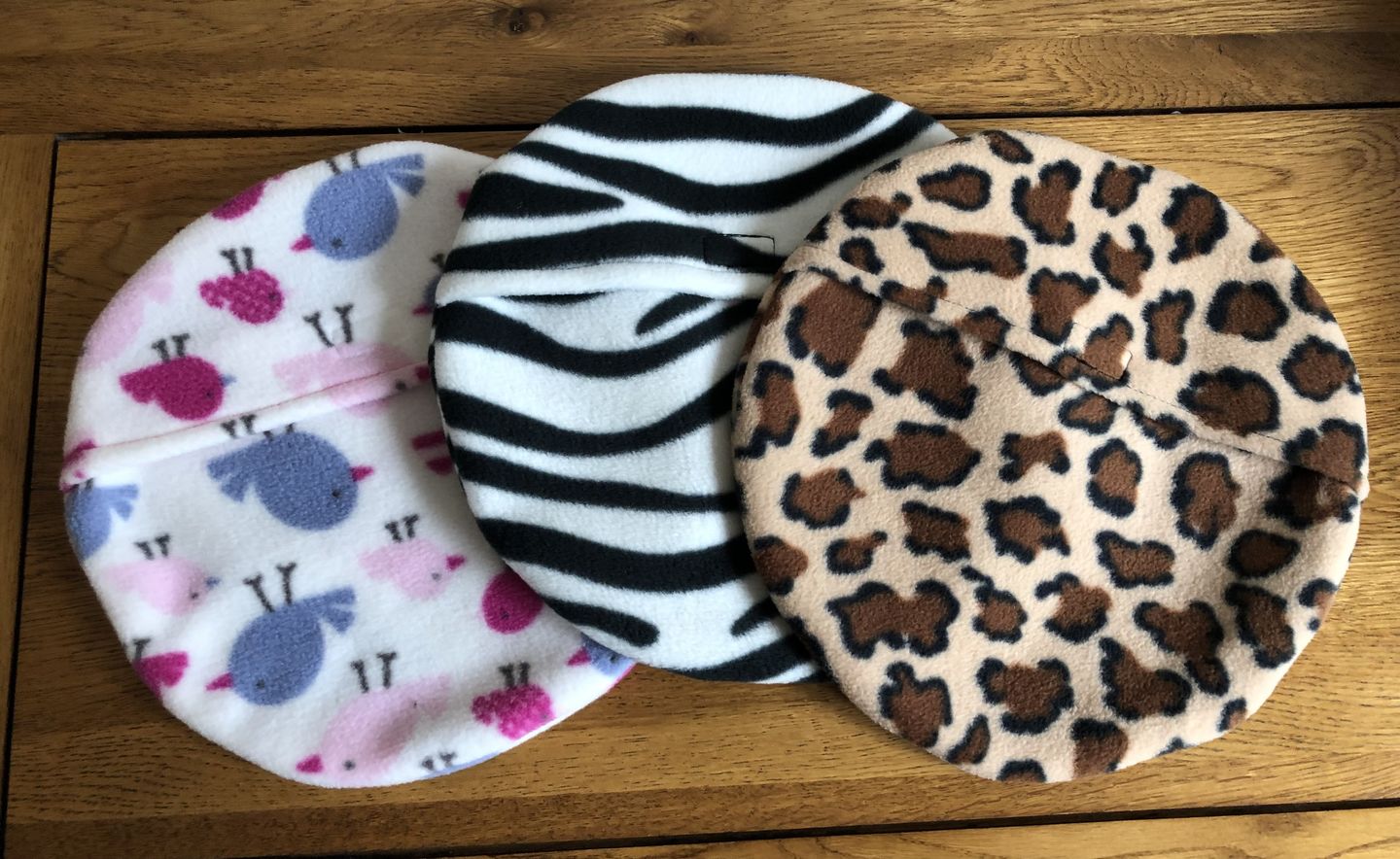 Customer photo review of Brown Leopard Anti Pill Polar Fleece Fabric
