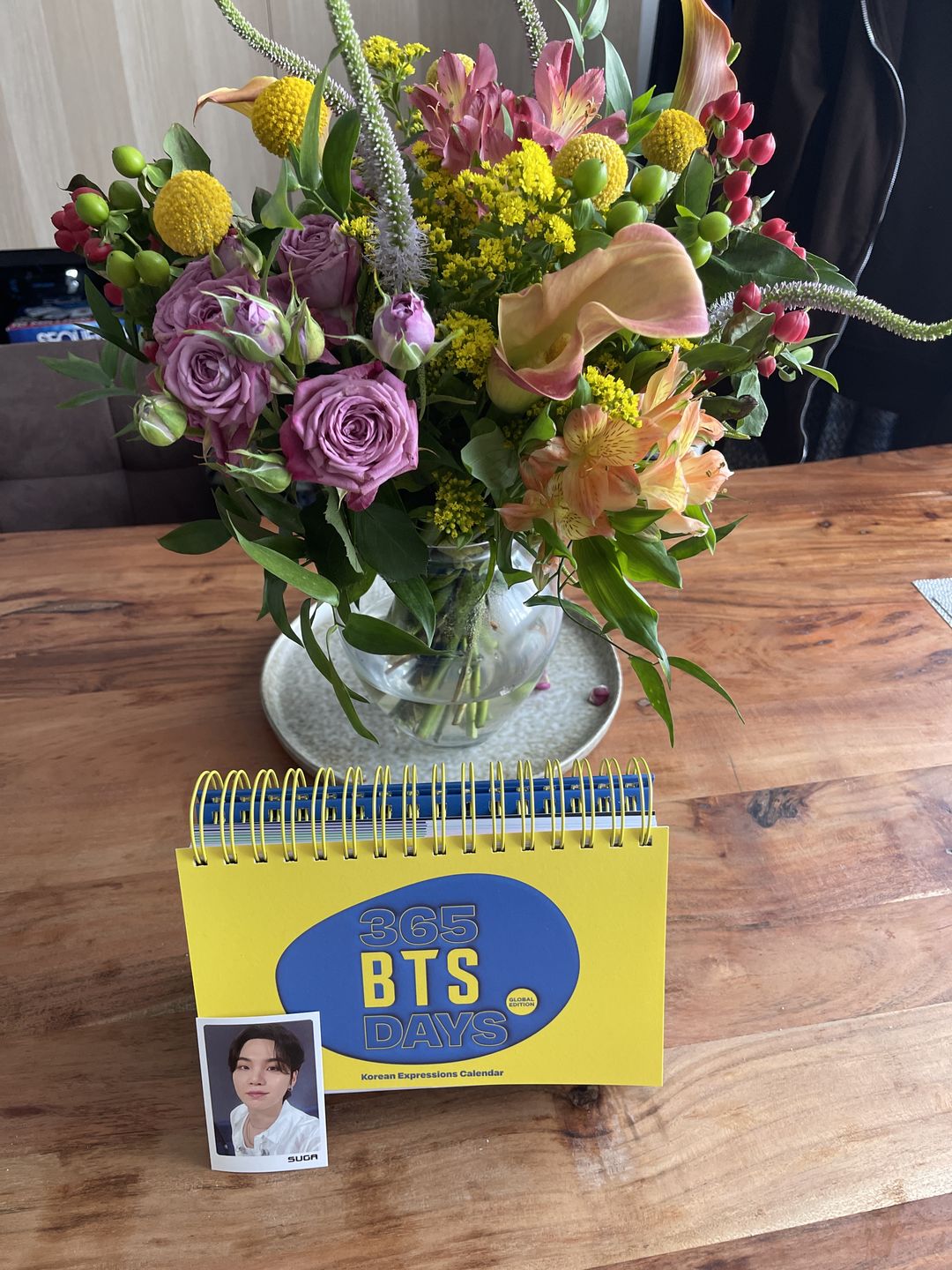 Customer photo review of BTS - 365 BTS DAYS KOREAN EXPRESSIONS CALENDAR