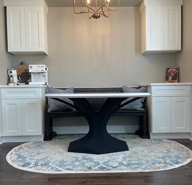 Customer photo review of Metal Table Base - 304 Dentro - 31, 22, 28H inch - Flowyline