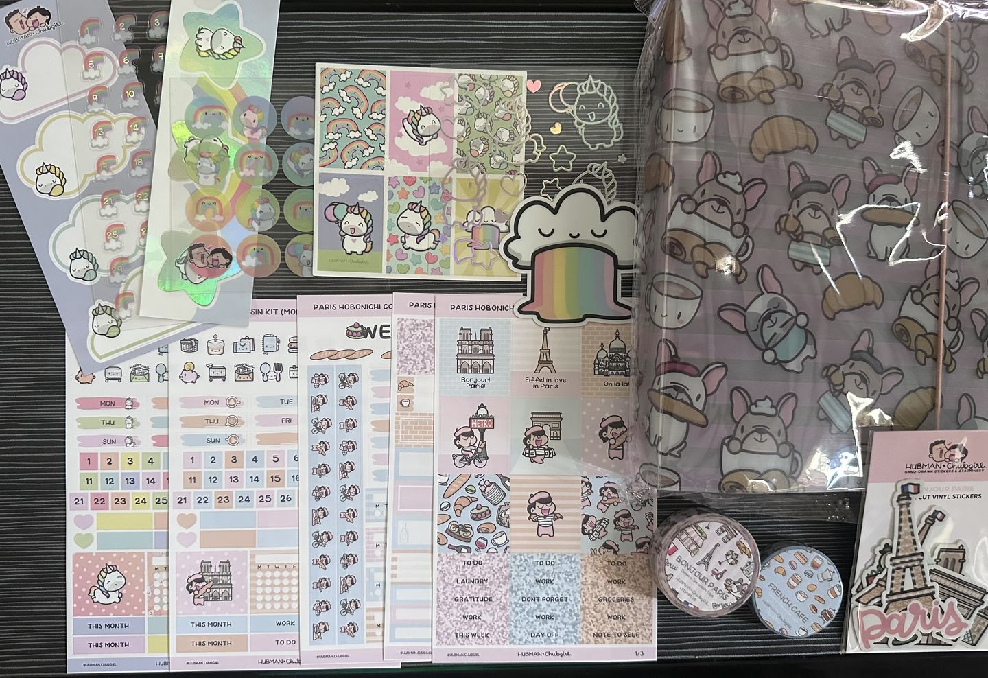 Customer photo review of Rainbow Unicorns Variety Sticker Pack