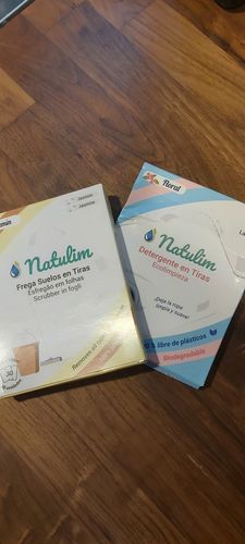 Customer photo review of Eco-Tiras de Detergente 40 lavados Natulim