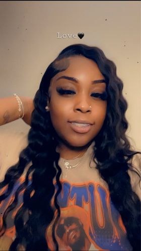 Customer photo review of Melting! Straight Swiss HD Undetectable Lace 13x4 Lace Frontal Wig
