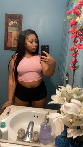 Customer photo review of Melting! Straight Swiss HD Undetectable Lace 13x4 Lace Frontal Wig