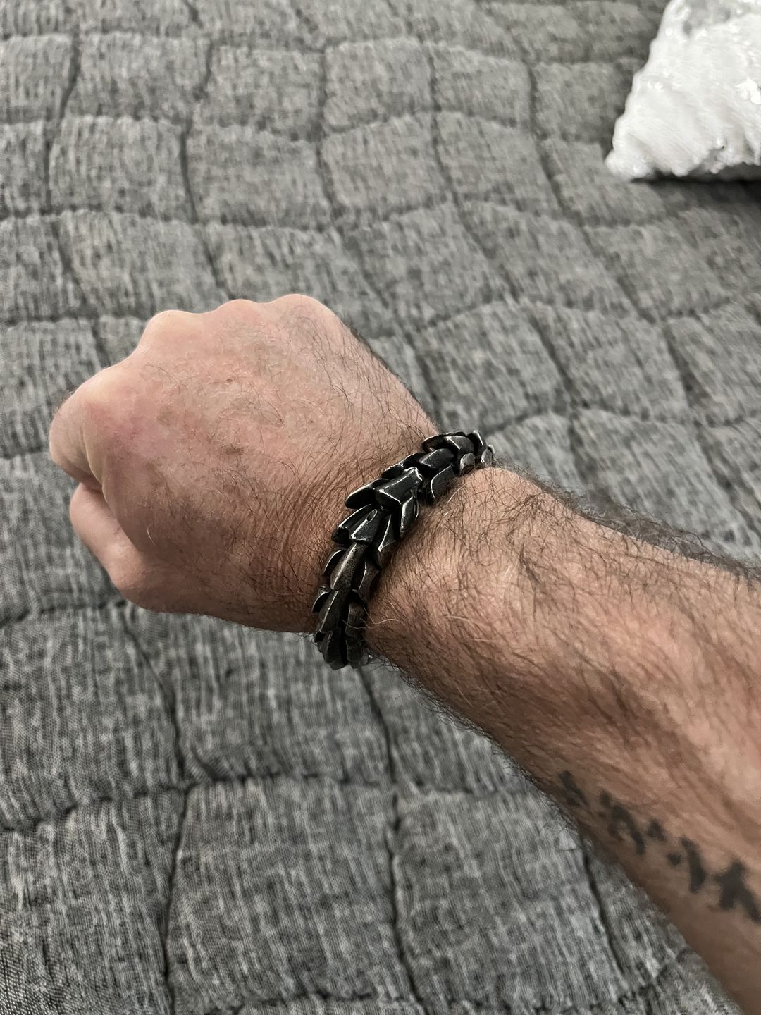 Customer photo review of The Midgard Serpent - Stainless Steel Bracelet