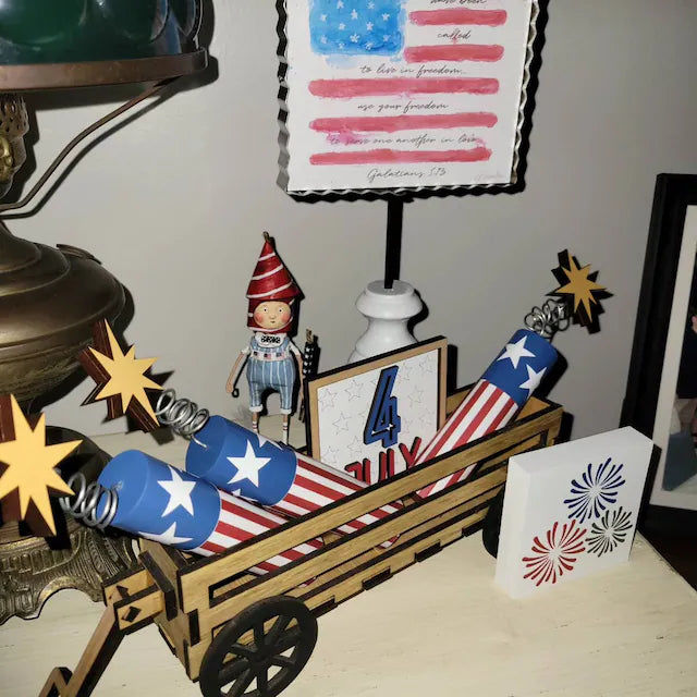 Customer photo review of Wooden Faux Firecracker