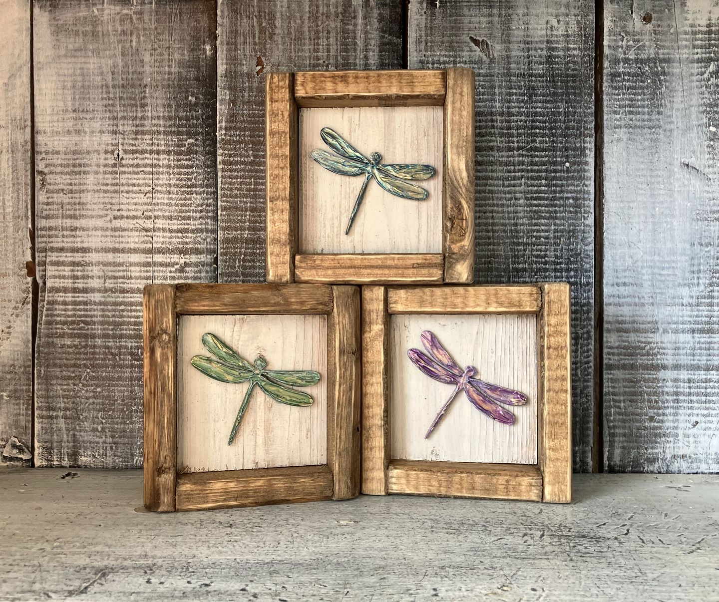 Customer photo review of Unfinished Wood Dragonfly Shape - Insect - Wildlife - Craft - up to 24" DIY