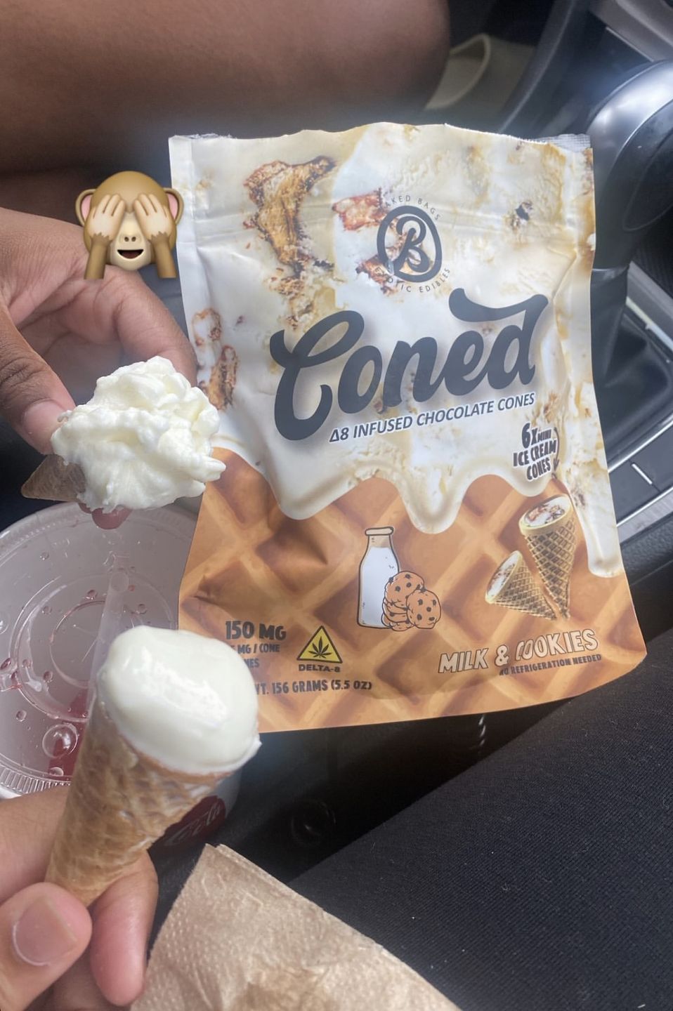 Customer photo review of CONED - COOKIES & CREAM EDIBLES