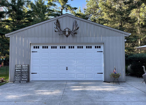 Customer photo review of Essential Garage Door Accents (Magnetic 6-PC Set)