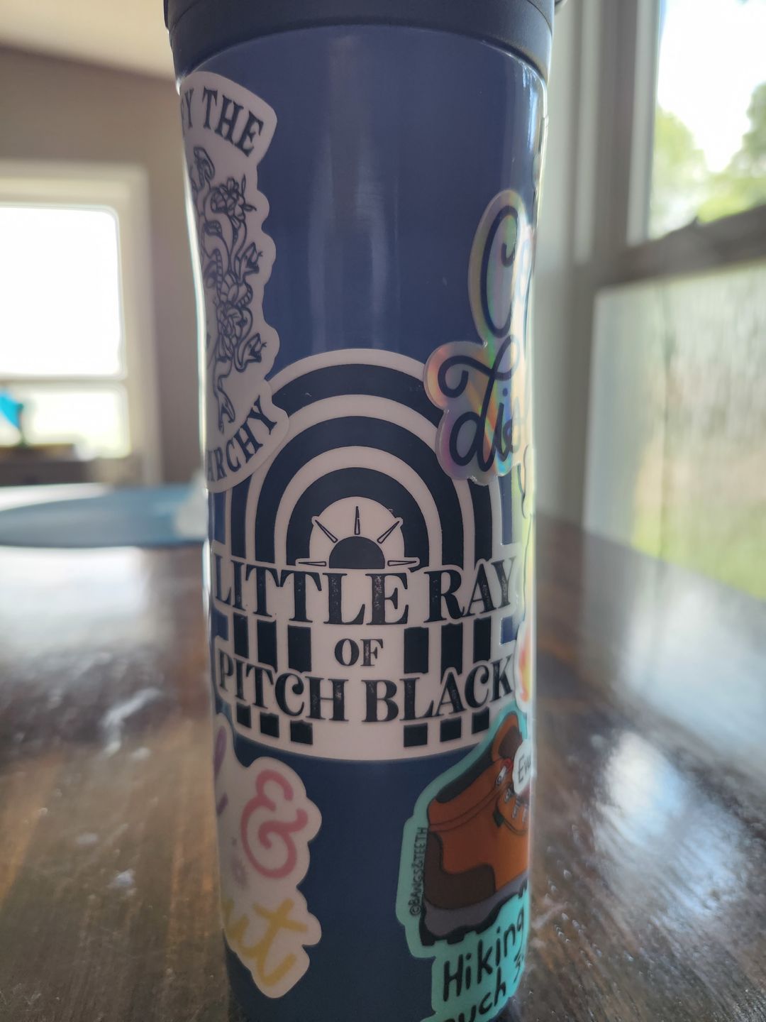 Customer photo review of Little Ray Of Pitch Black Sticker