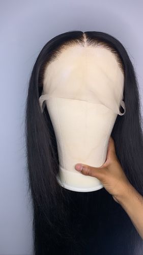 Customer photo review of Melting! Straight Swiss HD Undetectable Lace 13x4 Lace Frontal Wig
