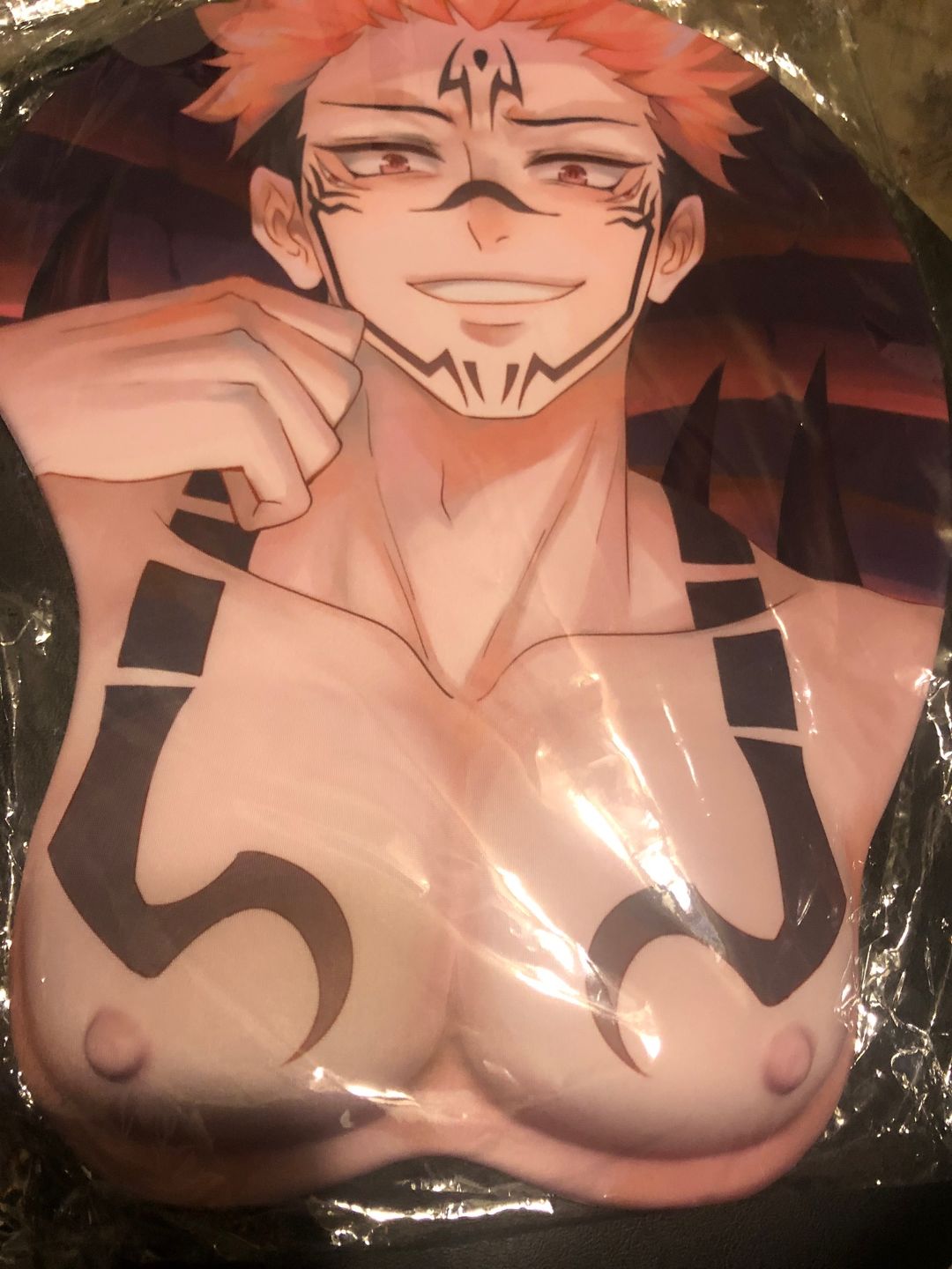 Customer photo review of 3D Sukuna Mousepad