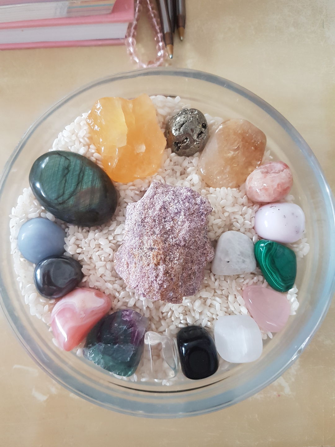 Customer photo review of Citrino calentado Rodado (Amatista calentada) | Abundancia - Energía