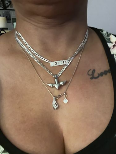 Customer photo review of Naked Cuban Chain