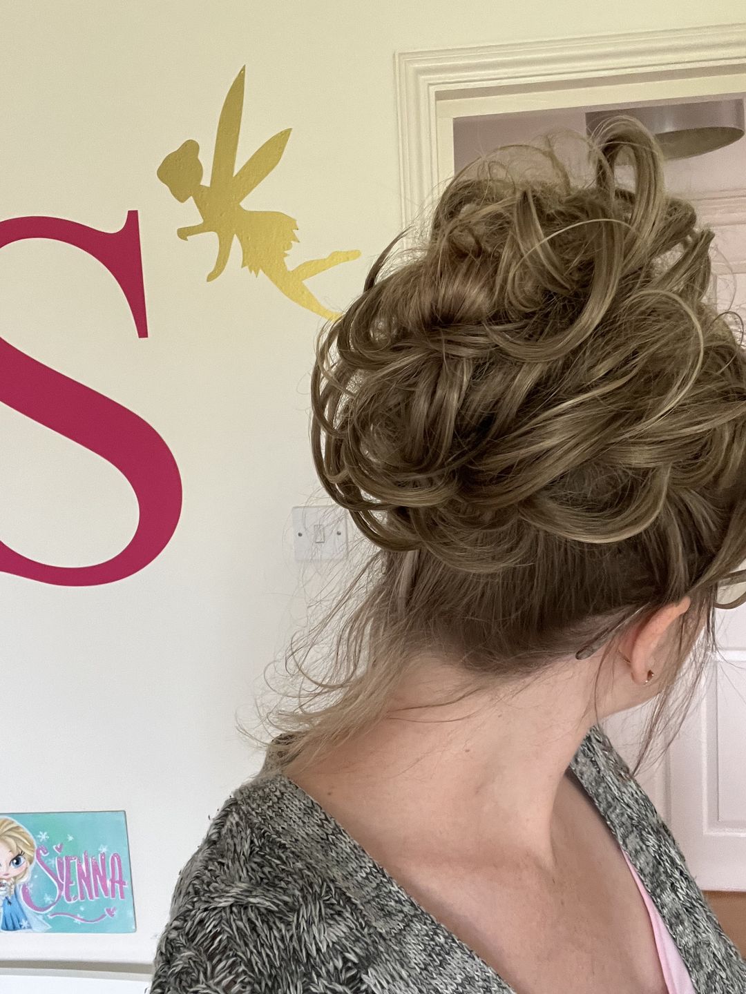 Customer photo review of Flicky Messy Scrunchie Bun