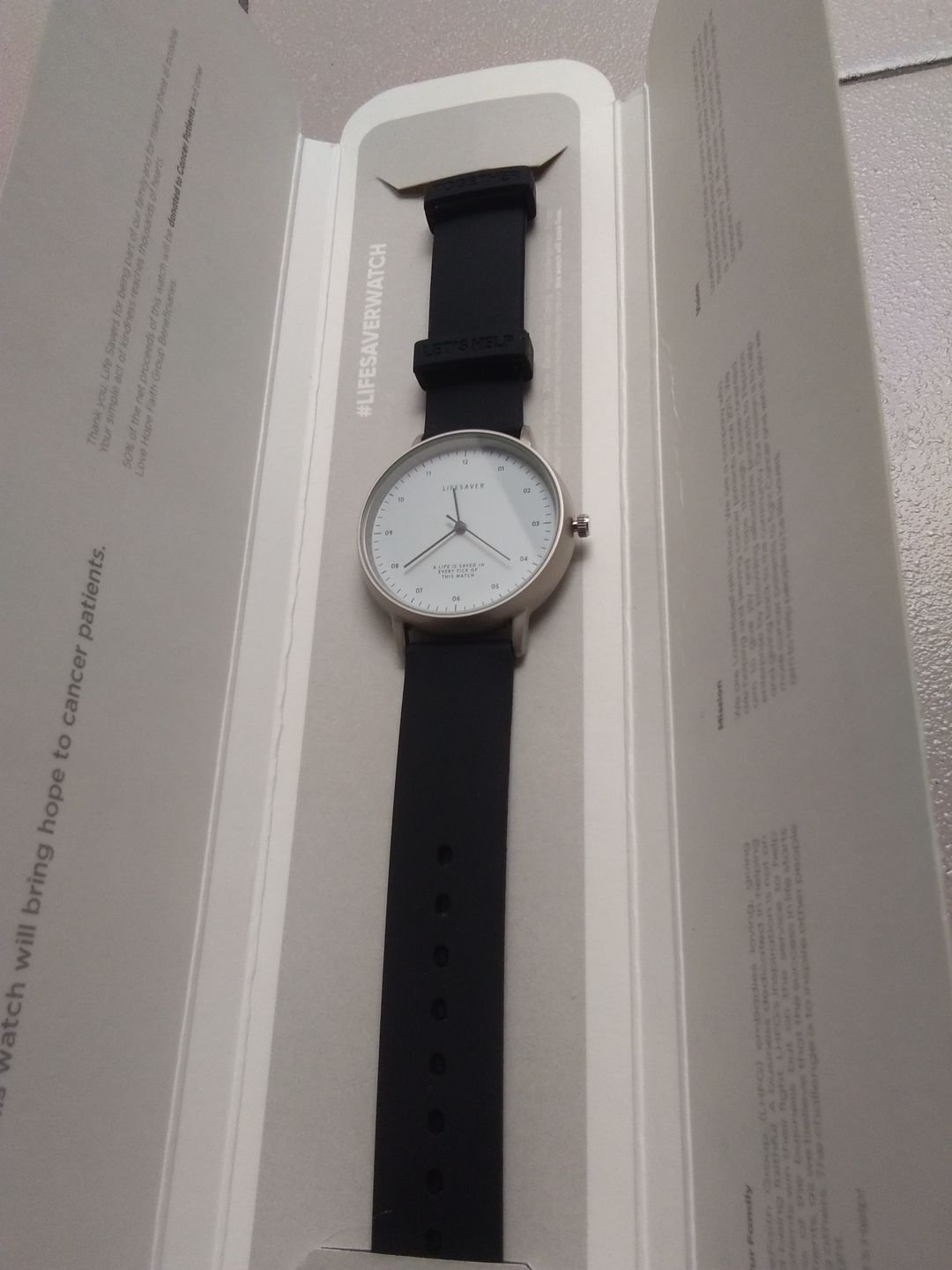 Customer photo review of Life Saver Watch 4.0 – Black