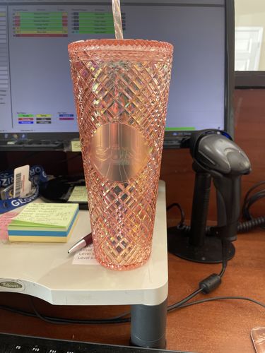 Customer photo review of Tumbler - Crystal Coral