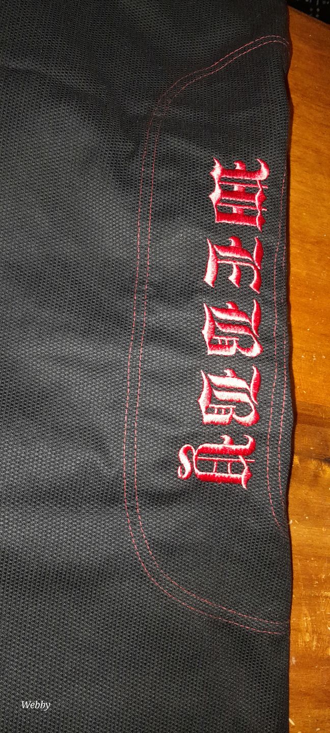 Customer photo review of Premium Custom Name Brazilian Jiu Jitsu BJJ Belt