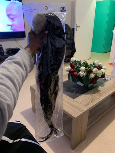 Customer photo review of Melting! Straight Swiss HD Undetectable Lace 13x4 Lace Frontal Wig