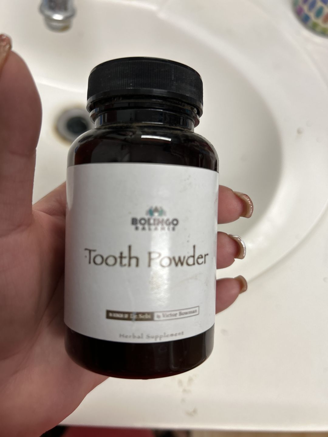 Customer photo review of TOOTH POWDER