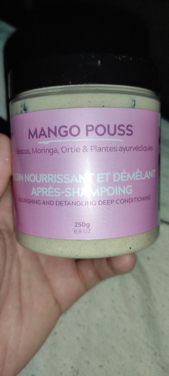 Customer photo review of Soin nourrissant et démêlant après-shampoing - POUSS