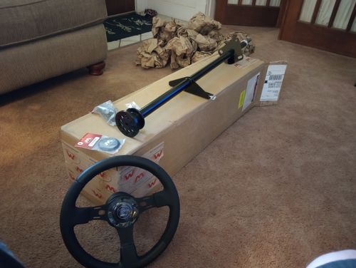 Customer photo review of 1982-2002 Camaro/Firebird F-Body Chromoly Lightweight Steering Column Race Only 15-110