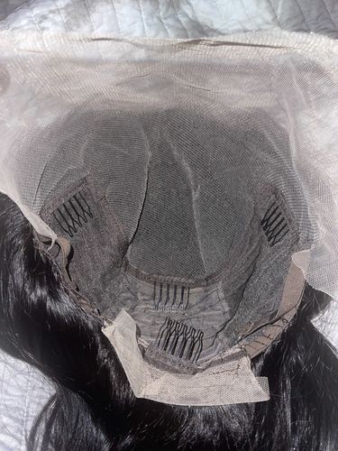 Customer photo review of Melting! Straight Swiss HD Undetectable Lace 13x4 Lace Frontal Wig