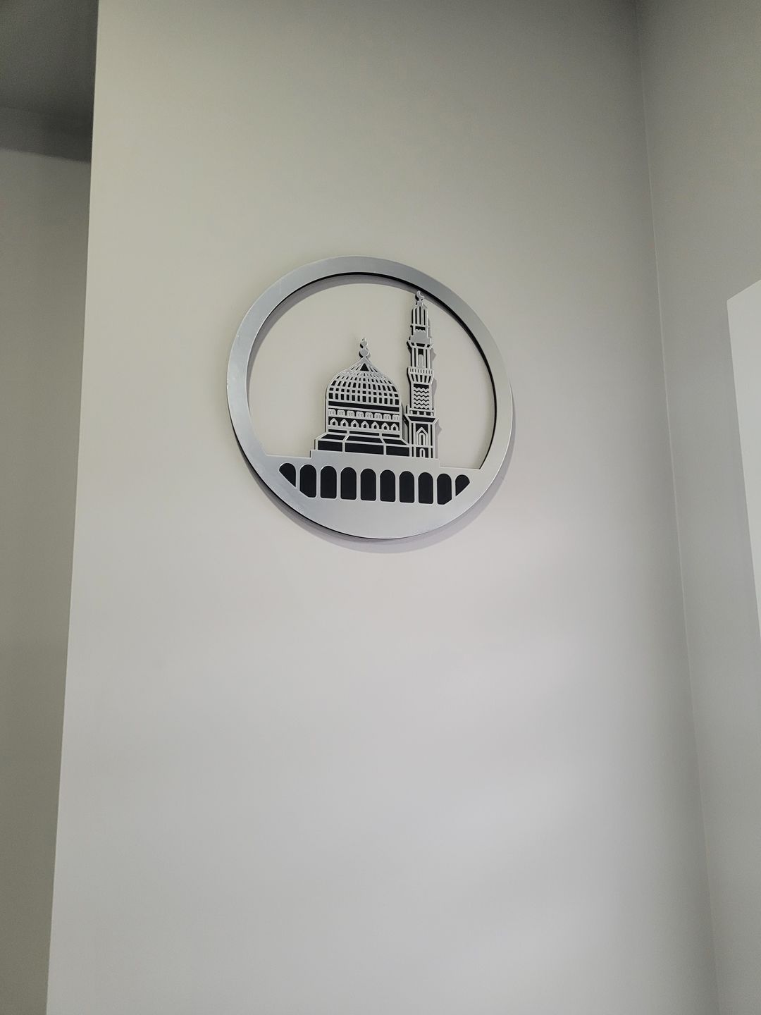 Customer photo review of Start with Bismillah - End with Alhamdulillah, Wooden Acrylic Islamic Wall Art