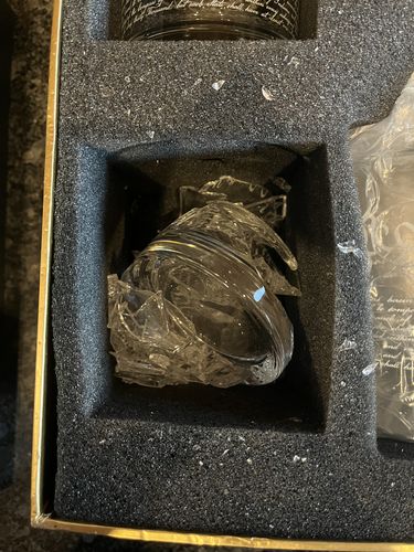 Customer photo review of Constitution of the United States Patriotic Decanter Whiskey Glass Gift Set - 5 Piece Set - Premium Gift Box