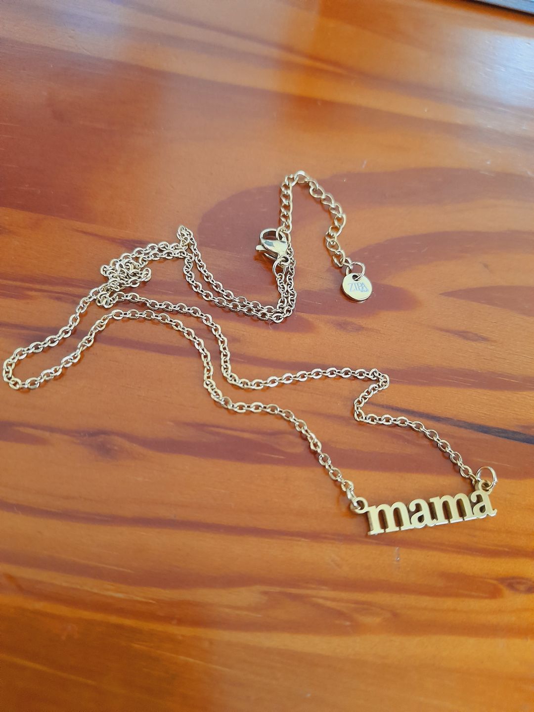 Customer photo review of Mama Original | Gold Plated stainless steel | Necklace