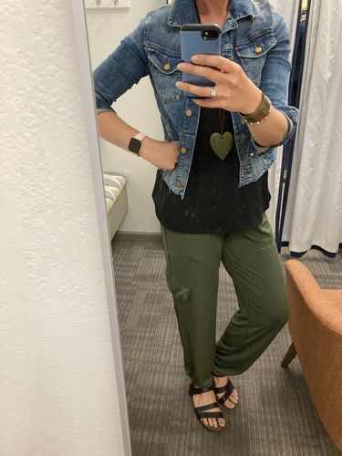 Customer photo review of Brigitte Brianna Track Pants