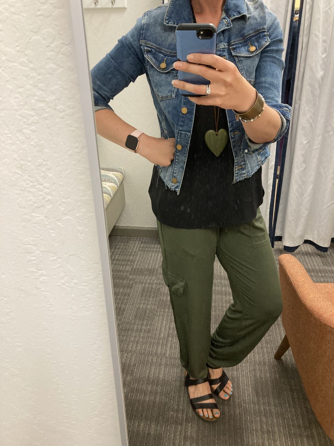 Customer photo review of Brigitte Brianna Track Pants