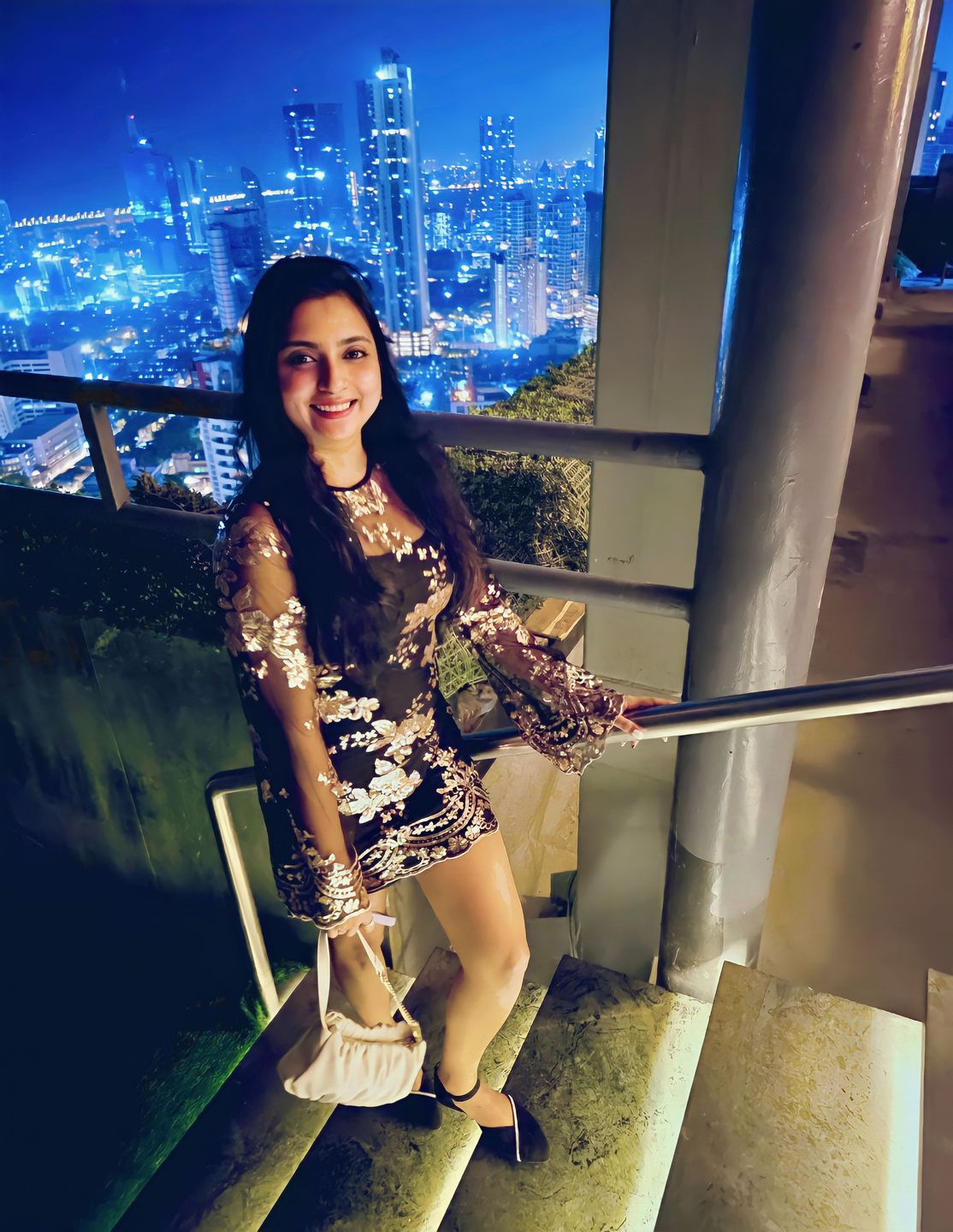 Customer photo review of Rome Sequined Dress