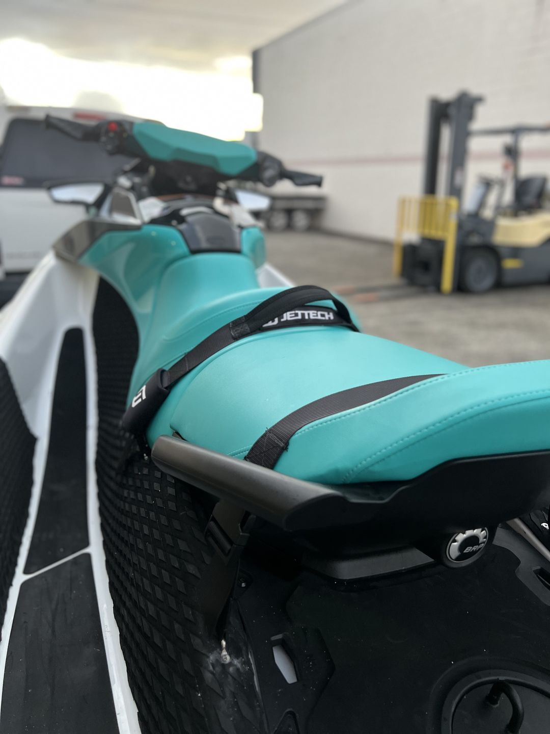 Customer photo review of Jet Tech Seat Straps & Handle