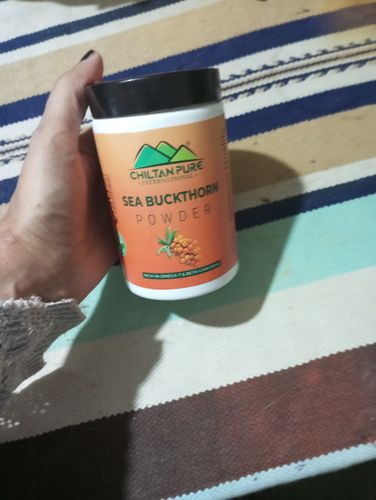 Customer photo review of Sea Buckthorn Powder – Shop now for a healthy life style, Boosts immunity, Improves eye sight ,Prevents heart disease – 100% pure organic