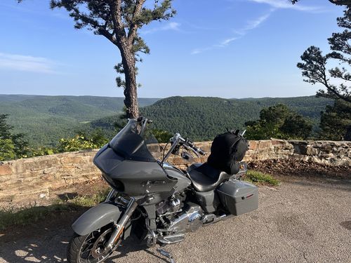 Customer photo review of HR3 Gunship Gray Spoiler Kit Fit For Harley Road Glide FLTRXS 2017-Later
