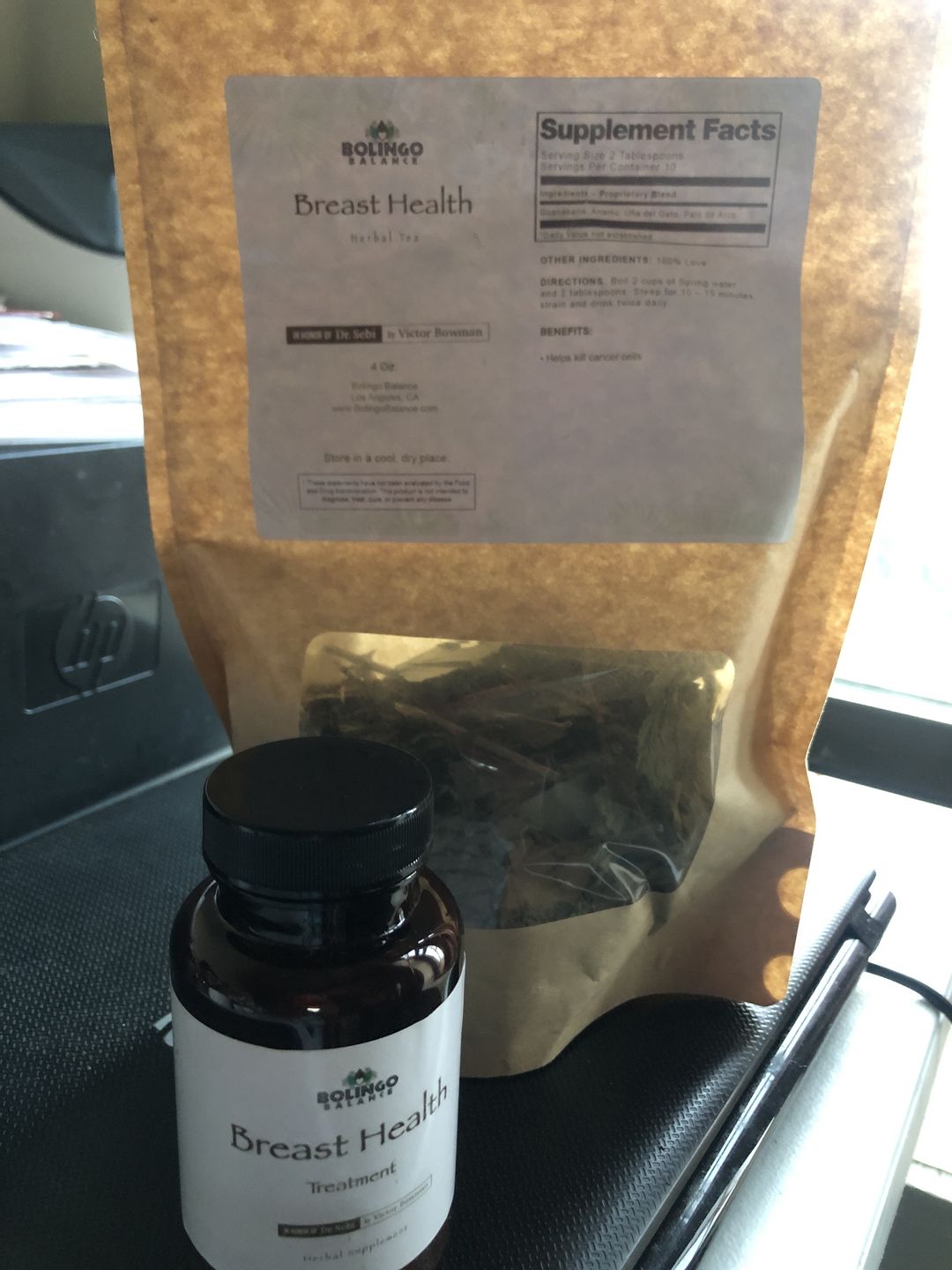 Customer photo review of BREAST HEALTH BUNDLE