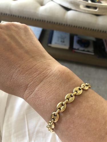 Customer photo review of Coffee Bean Bracelet