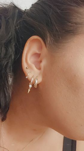 Customer photo review of Le piercing à charm : Laurine