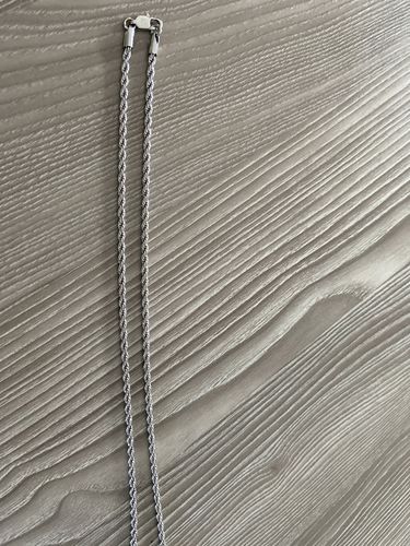 Customer photo review of CLEAN ROPE. - 6MM WHITE GOLD
