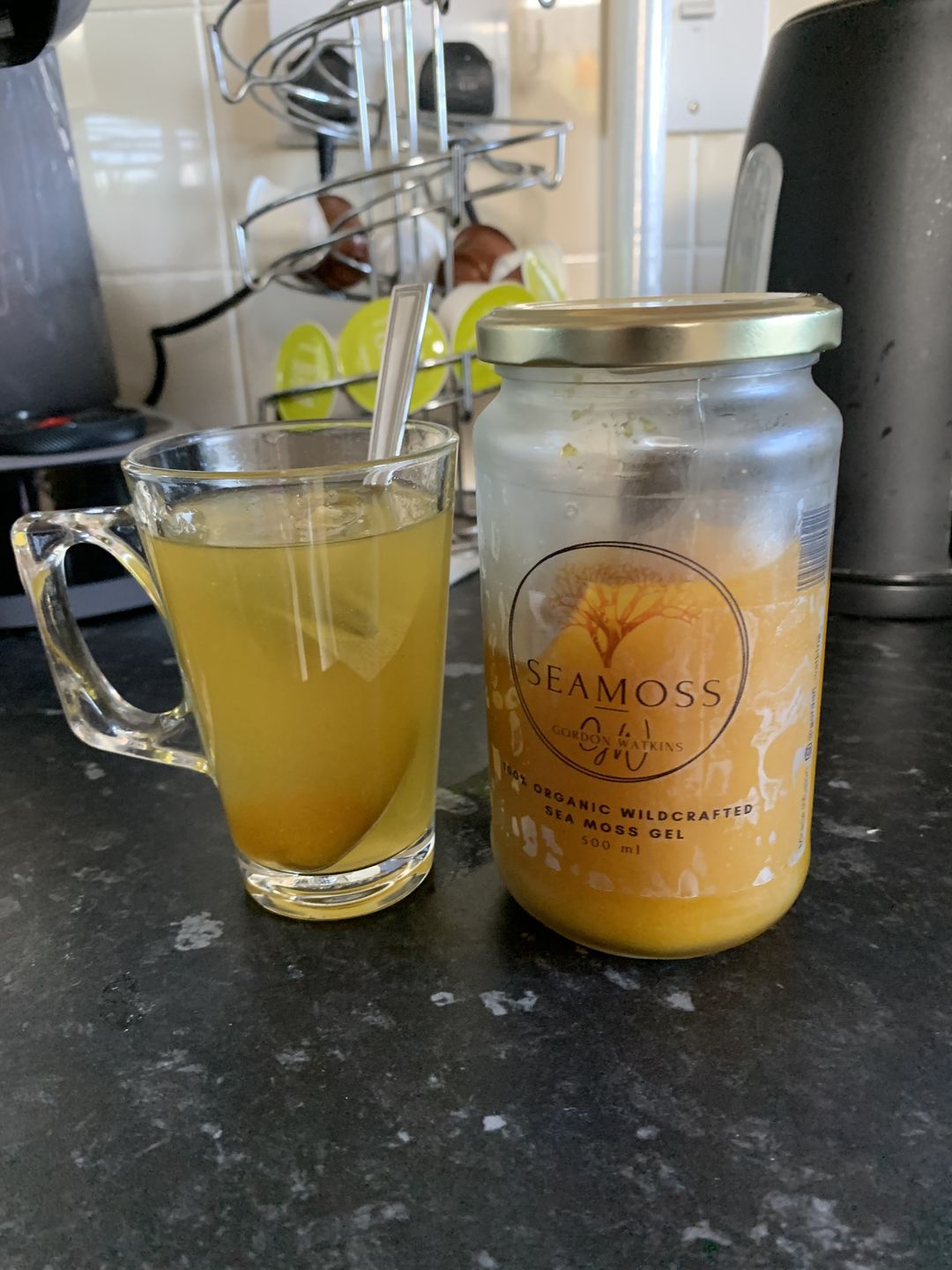 Customer photo review of Infusions Sea Moss Gel - Ginger Turmeric, Honey